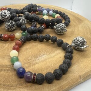 Bracelet pierre de lave 7 chakras