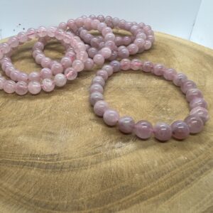 Bracelet en améthyste rose