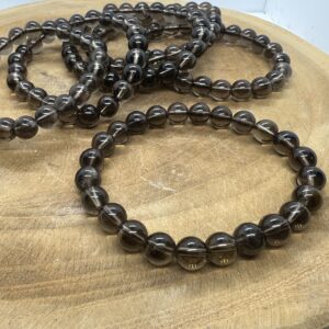 Bracelet en quartz fumé