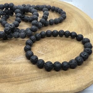 Bracelet en pierre de lave