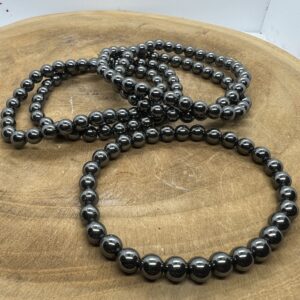 Bracelet en hématite 6mm